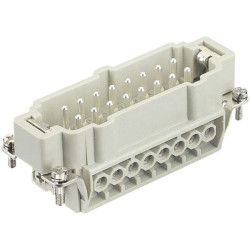 Harting 09 33 016 2601 Han&#xAE; 16 E Male Screw Terminal 0.75-2.5mm&#xB2;