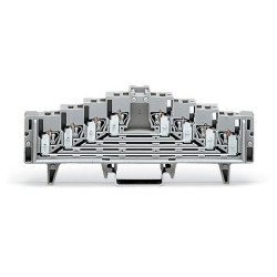 WAGO 727-230 4-level Matrix Block Plain No Lock DIN 15mm Grey