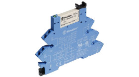 Przekaźnik z interfejsem 240V Finder SPDT 6A Szyna DIN bieguny 1