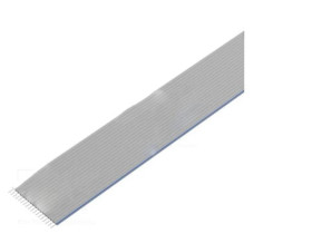 Przewód: wstążkowy 0,635mm drut Cu nieekranowany LSZH szary HF447/26 (100FT)