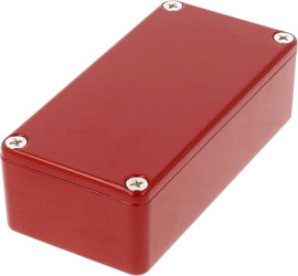 Aluminum die cast enclosure, (L x W x H) 100 x 50 x 31 mm, red, IP54, 1590G2RD