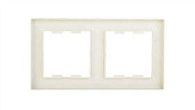 Asfora Ramka Podwójna Pionowa Kremowa Eph5810223