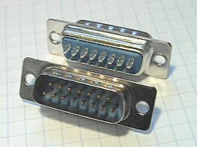 Złącze D-SUB 15-pin męskie