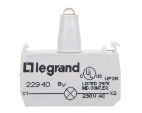 OSMOZ Korpus do główek podświetlanych biały 230V, zaciski śrubowe 022940