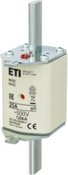 Wkładka bezpiecznikowa NH2C 25A gG 500V 004185228