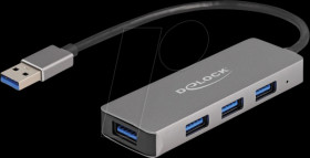 63171 USB 3.0 Hub 4 Port, USB-A to 4x USB-A, 20 cm