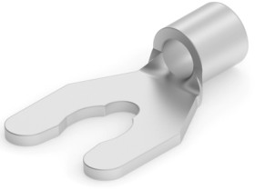 Uninsulated forked cable lug, 1.04-2.62 mm², AWG 16 to 14, M4, metal, 53124-1