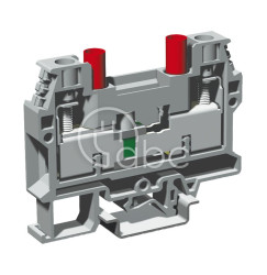 Złącze śrubowe 10 mm², pomiarowe, szare, SCB.10/CD/GR