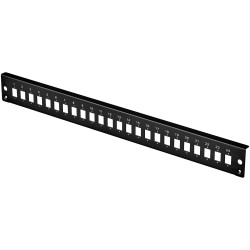 Renkforce RF-3783844 Patch box faceplate 24 ports unequipped FO Patch Panel
