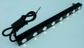 LAMPA 8xLED RED 15x200mm 12V/5W IP65