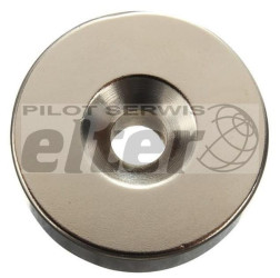 Magnes neodymowy pierścieniowy 12x5mm otwór 9/4mm
