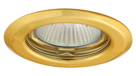 Oczko 50W/12V Mr16 Ip20 Okrągłe Stałe Stalowe Złote Axl 2114-G Gxpp004