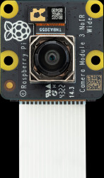 SC0875 Raspberry Pi - Camera, 12MP, 120°, NoIR, v3