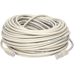TruConnect TRUP5E30.0GY 30mtr CAT 5E UTP PVC Full Copper Patch Lead - Grey