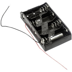 MPD BH4CW Battery Tray 4x C Cable 106x58x23mm Robust Holder