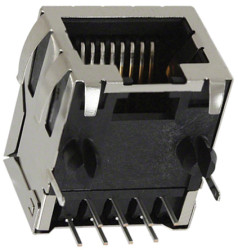 Złącze RJ45 Żeński Złącze RJ45 Przewlekany Cat3 Molex, 90°, 8P8C-żyłowe