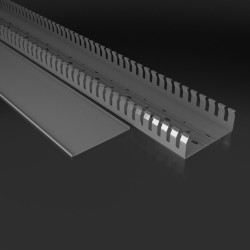 Korytko grzebieniowe 120x40 Kanał kablowy z pokrywą 1m EC ECS12040