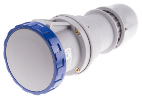 Złącze przemysłowe - zasilające 125A Gniazdo 230 V 2P + E Żeński Scame Niebieski Montaż na kablu, IP67