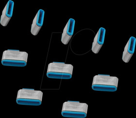 AU0053 USB-C port blocker (10x locks)