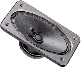 Visaton SL 713 - 4 Ohm 5 cal 13 cm Głośnik szeroko pasmowy 10 W 4 Ω czarny Owalny