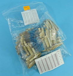 ZESTAW REZYSTORÓW 0,5W 1% 1300szt