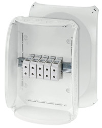 Puszka odgałęźna 355x255x122 5x50mm2 CU IP66 szara DK 5055 G 62000163