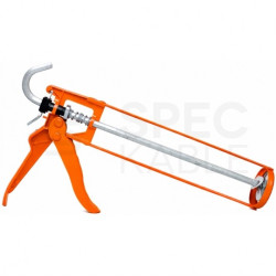 Wyciskacz tubowy, pistolet do kartuszy silikonu masy uszczelniaczy 240mm pomarańczowy BOSTIK CG-SK10-7-ND