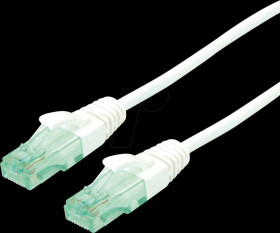 21453187 Patchkabel Cat.6a UTP, weiß, 0,3 m