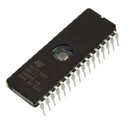 Pamięć EPROM 27C1001 DIL32 (UV) ST 70ns (zam. 27C010)