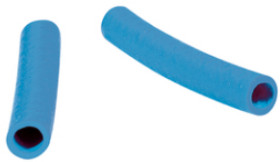 Protection and insulating grommet, inside Ø 3 mm, L 25 mm, light blue, PCR, -30 to 90 °C, 02010004020