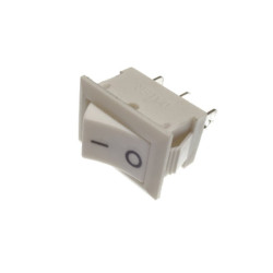 Przełącznik koł. mały 3pin/2pozB biały