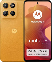 Motorola moto g15 Smartfon 128 GB 17.1 cm (6.72 cal) EEK A (A - G) pomarańczowy Android™ 15 Dual-SIM