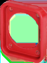 Seal, red for D-size panel connector, SCDP-FX-2