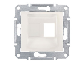 SEDNA Płytka czołowa 1xRJ45 do AMP, MOLEX, KELINE krem SDN4300623 SCHNEIDER ELECTRIC