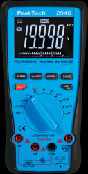 P 2040 Digital multimeter, 20000 counts, TRMS, USB