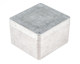 Obudowa Aluminium odlewane szerokość zew. 74,6 mm długość zew. 79,6 mm wys. zew. 52 mm Hammond IP66 Naturalny