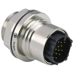 Bulgin PXM6012/03S/CR Buccaneer Connector Socket 2&#x2B;PE Pins Built-in