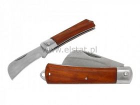 Nóż monterski składany oprawa drewniana HY-ZD-09