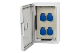 Rozdzielnica budowlana RB-200 - gniazda 4x230V