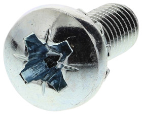 Śruba z podkładką M6 Uzębienie zewnętrzne długość 16mm Stożek Stalowe