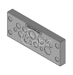 Przepust kablowy niedzielony KEL-DPU 24, na 14 przewodów, 43944
