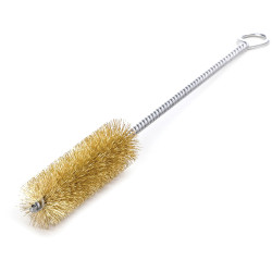 Lessmann 542.703 Cylinder Brush 10 x 100mm Brass Wire