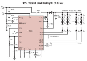 16-Channel × 50mA LED Driver