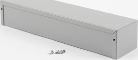 Aluminum enclosure, (L x W x H) 305 x 76 x 56 mm, gray (RAL 7046), IP32, 1411W