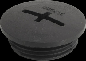 52006133 Blindstopfen, M25 x 1,5, schwarz