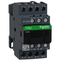 Schneider Electric LC1DT25P7 TeSys electrical Contactor 1pc 25A 3-pole