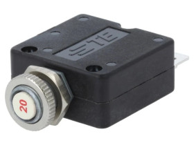 Wyłącznik nadprądowy 250VAC 50VDC 20A SPST-NC na panel W58-XB1A4A-20