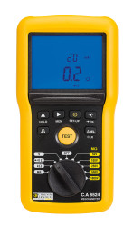 Tester izolacji P01140824 C.A 6524, 200GΩ, 200mA, Umax 1000V, CAT IV 600 V, z kalibracją DKD, Chauvin Arnoux