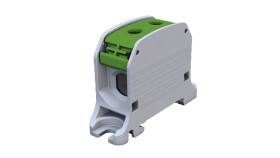 Złączka Szynowa Gwintowa Al/Cu Stb 50 (87310) Simblock Zielony 81001005