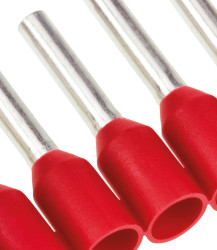 Końcówka tulejkowa izolowana 1mm² długość 8mm Czerwony średnica 1.5mm Izolowane TE Connectivity